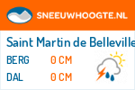 Sneeuwhoogte Saint Martin de Belleville